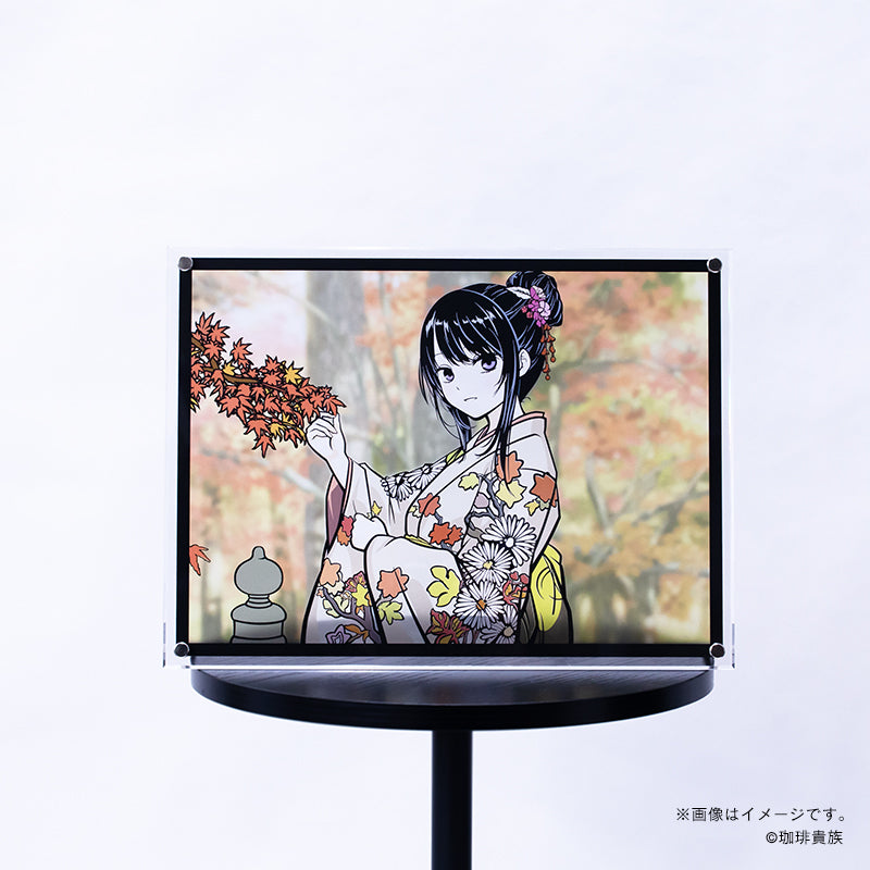 【珈琲貴族】キリトリエ・和装姿の白峰さん B2タペストリー同梱版