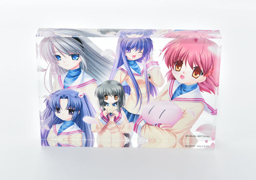 【ビジュアルアーツ】アクリルブロック・CLANNAD・桜舞い散る坂道で