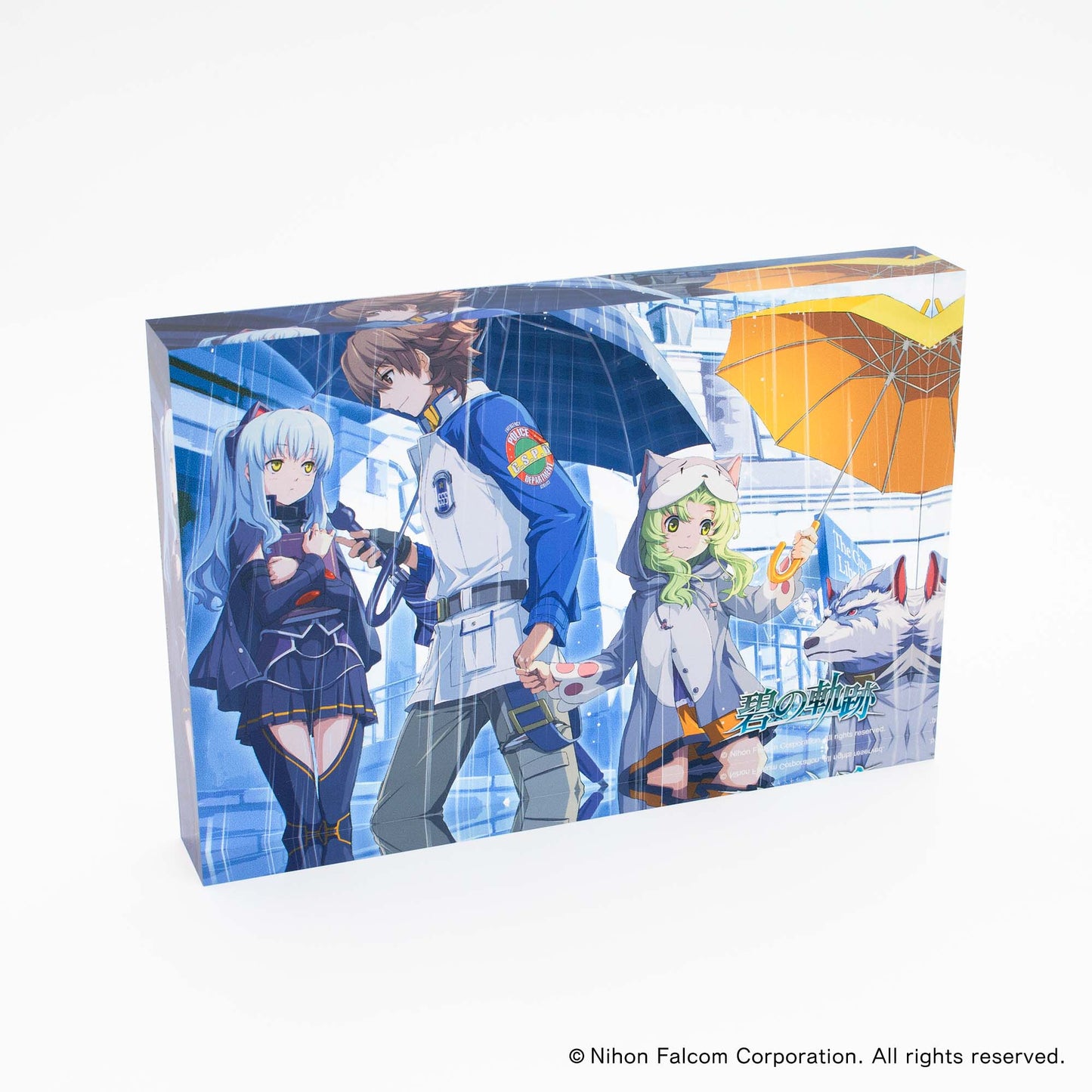 【軌跡シリーズ20th】アクリルブロック・碧の軌跡・降水確率30パーセント