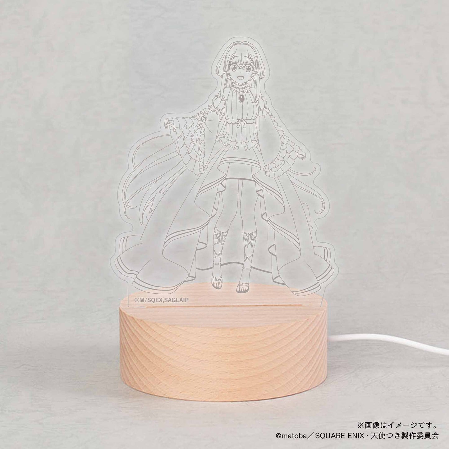【ワンルーム、日当たり普通、天使つき。】天使”点き”ルームライト・とわ