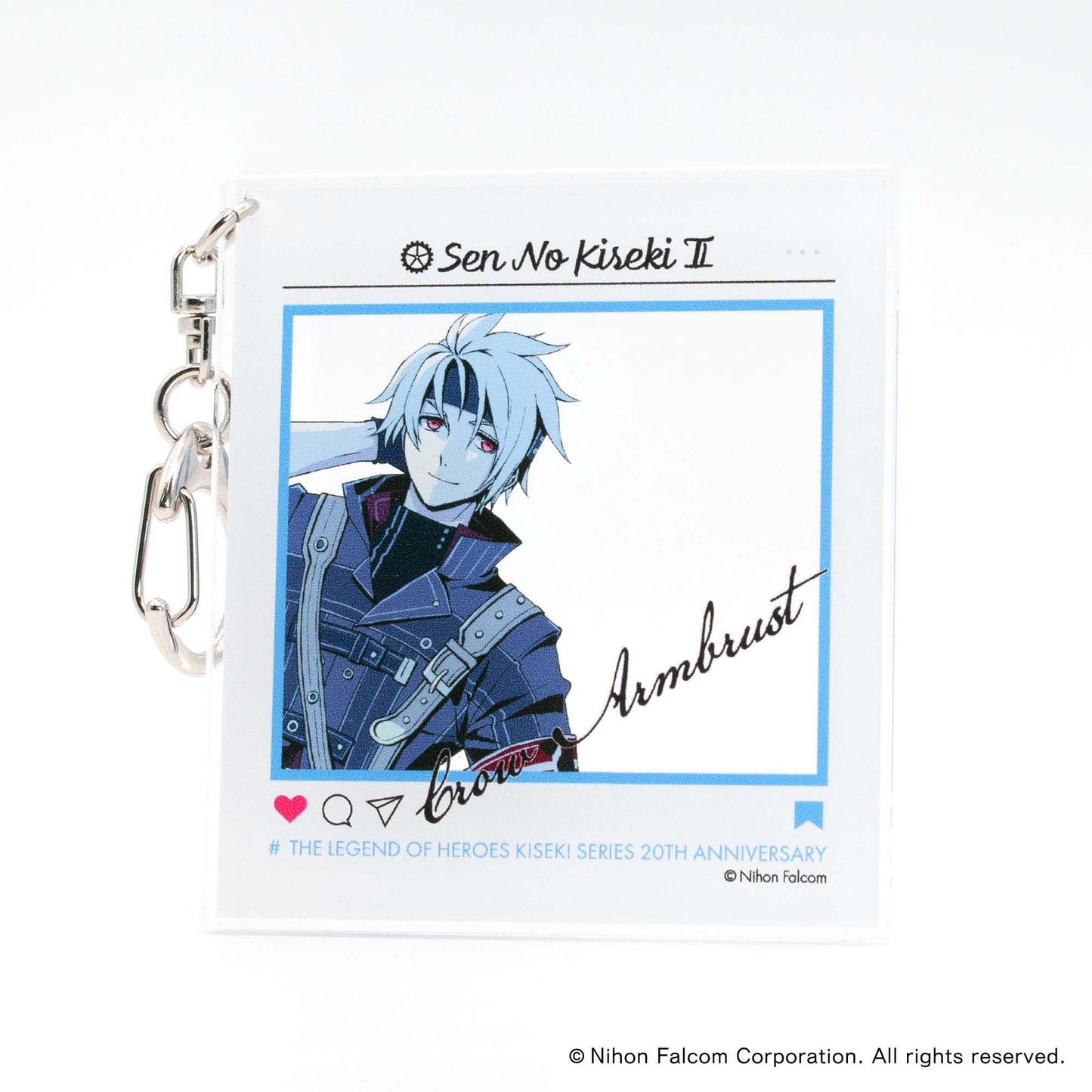 【軌跡シリーズ20th】アクリルキーホルダー・閃の軌跡Ⅱ・クロウ