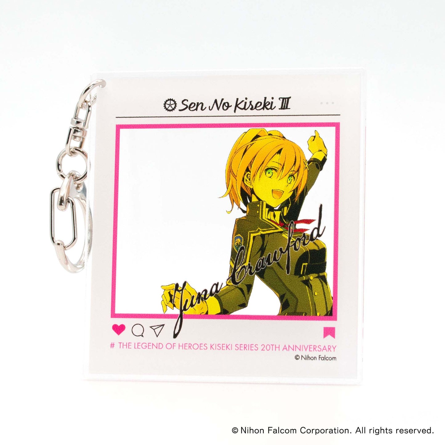 【軌跡シリーズ20th】アクリルキーホルダー・閃の軌跡Ⅲ・ユウナ