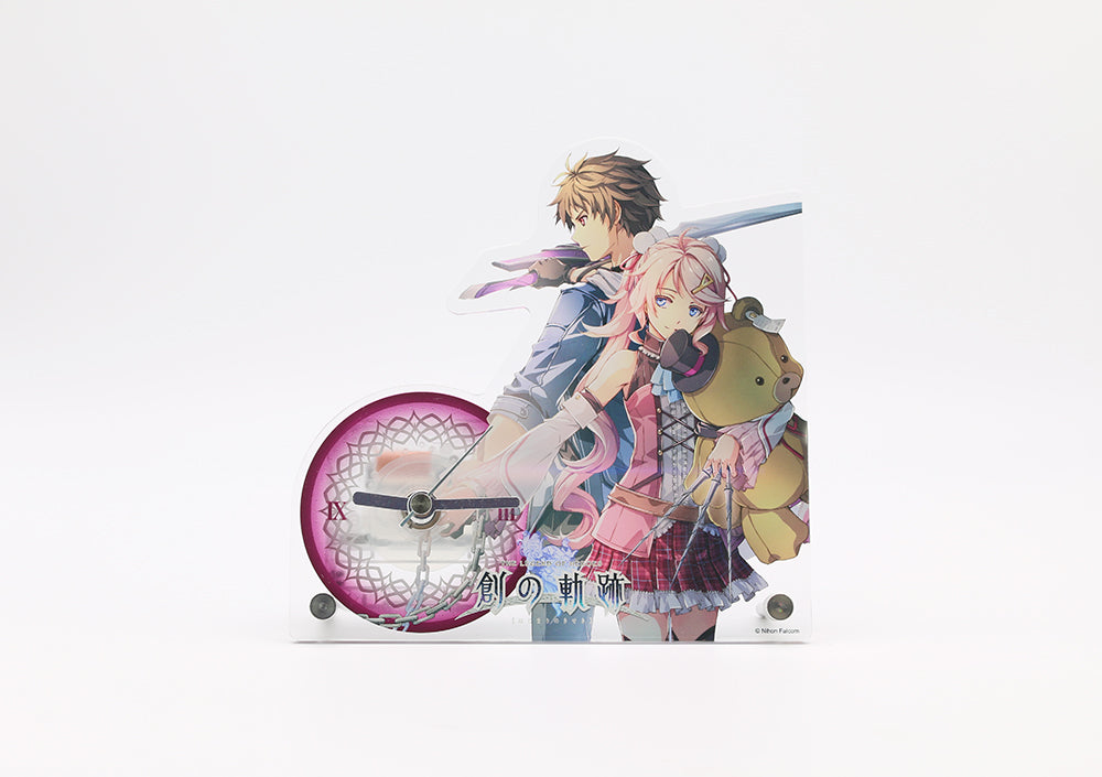 【創の軌跡・軌跡シリーズ】アクリル卓上時計・Ⅲ&Ⅸ