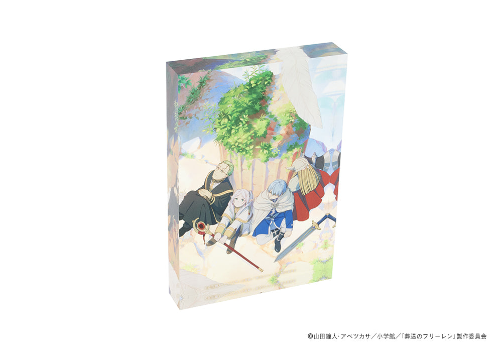 【葬送のフリーレン】アクリルブロック・美しい絵を閉じ込める魔法・勇者一行