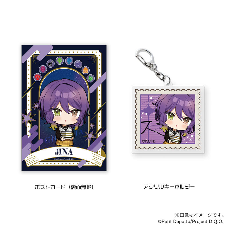 【グノーシア】アクキー付きぽすたんぷ＆フレーム切手セット・ジナ