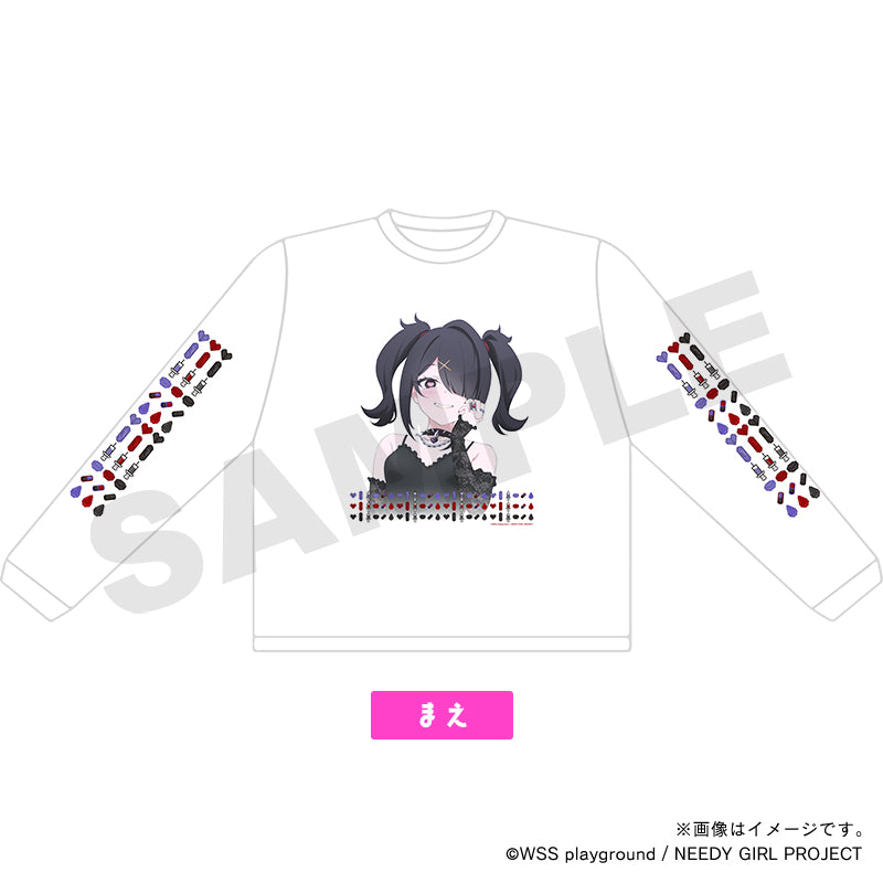 【NEEDY GIRL OVERDOSE】ピが着てろロンT・あめちゃん