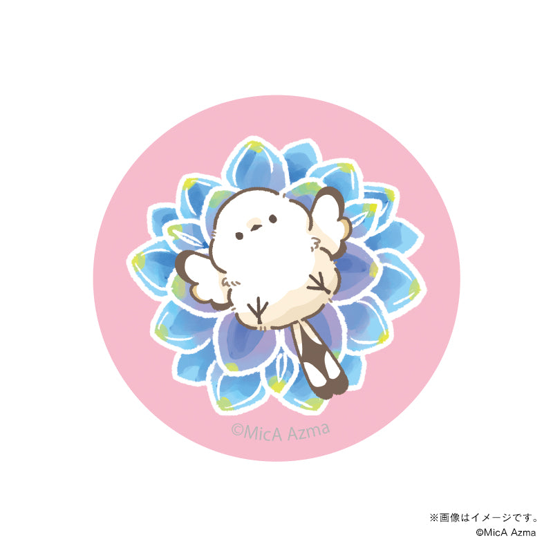 【吾妻まいか・シマエナガ】ガラスマグネット　花