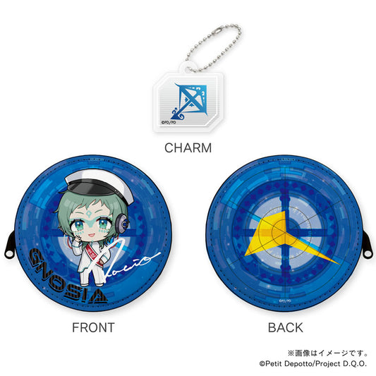 【グノーシア】アクリルチャーム付きミニウォレットポーチ・学園ラキオ